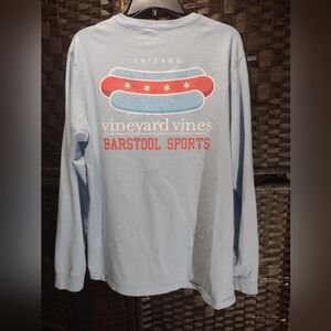 Vineyard Vines Long-sleeve Pocket T-shirt Chicago Barstool Sports Graphic Mens L
